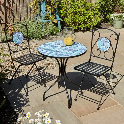 Bistro set mosaic patio - bistro,