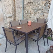 6 Seater Garden Dining Table