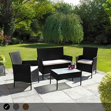 Neo Rattan Sofa Set 4 Piece