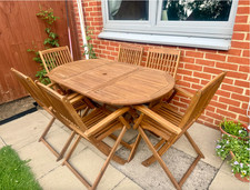 Wooden Garden Table and Chairs
