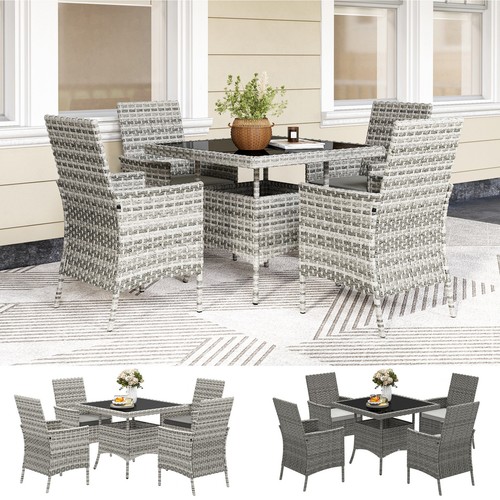 Rattan garden furniture set 4 - rattan, set,