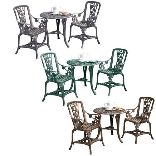 3pc garden bistro set - 2, chairs