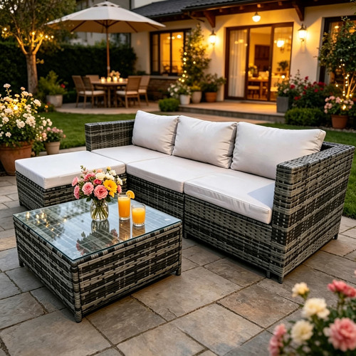 Seater rattan garden - seater,